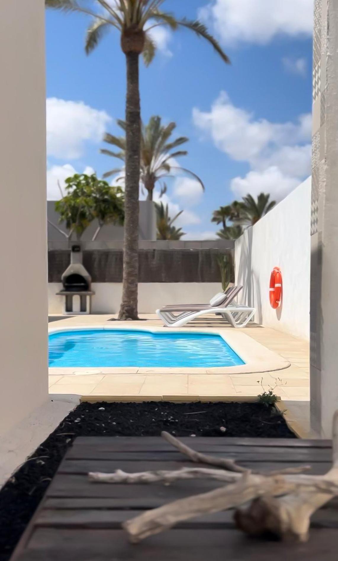 House Boho Palm With Private Heated Pool And Garden, 3 Bedrooms, Wi-Fi コラレホ エクステリア 写真