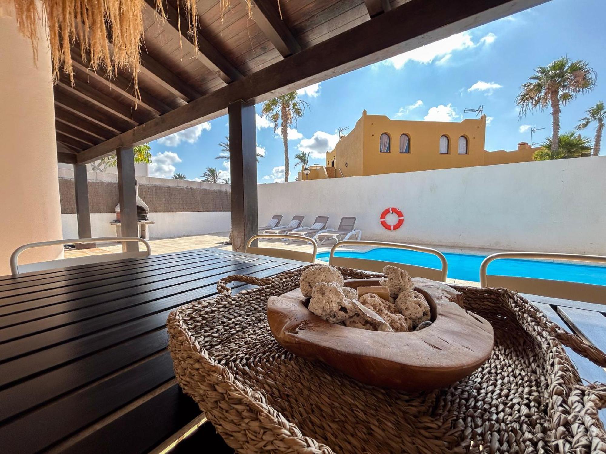 House Boho Palm With Private Heated Pool And Garden, 3 Bedrooms, Wi-Fi コラレホ エクステリア 写真