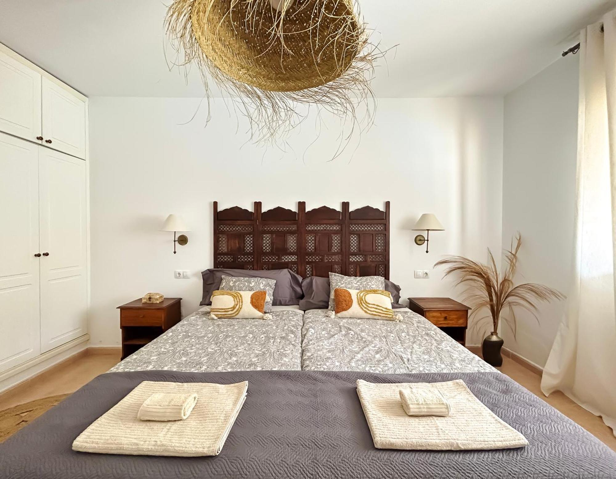 House Boho Palm With Private Heated Pool And Garden, 3 Bedrooms, Wi-Fi コラレホ エクステリア 写真