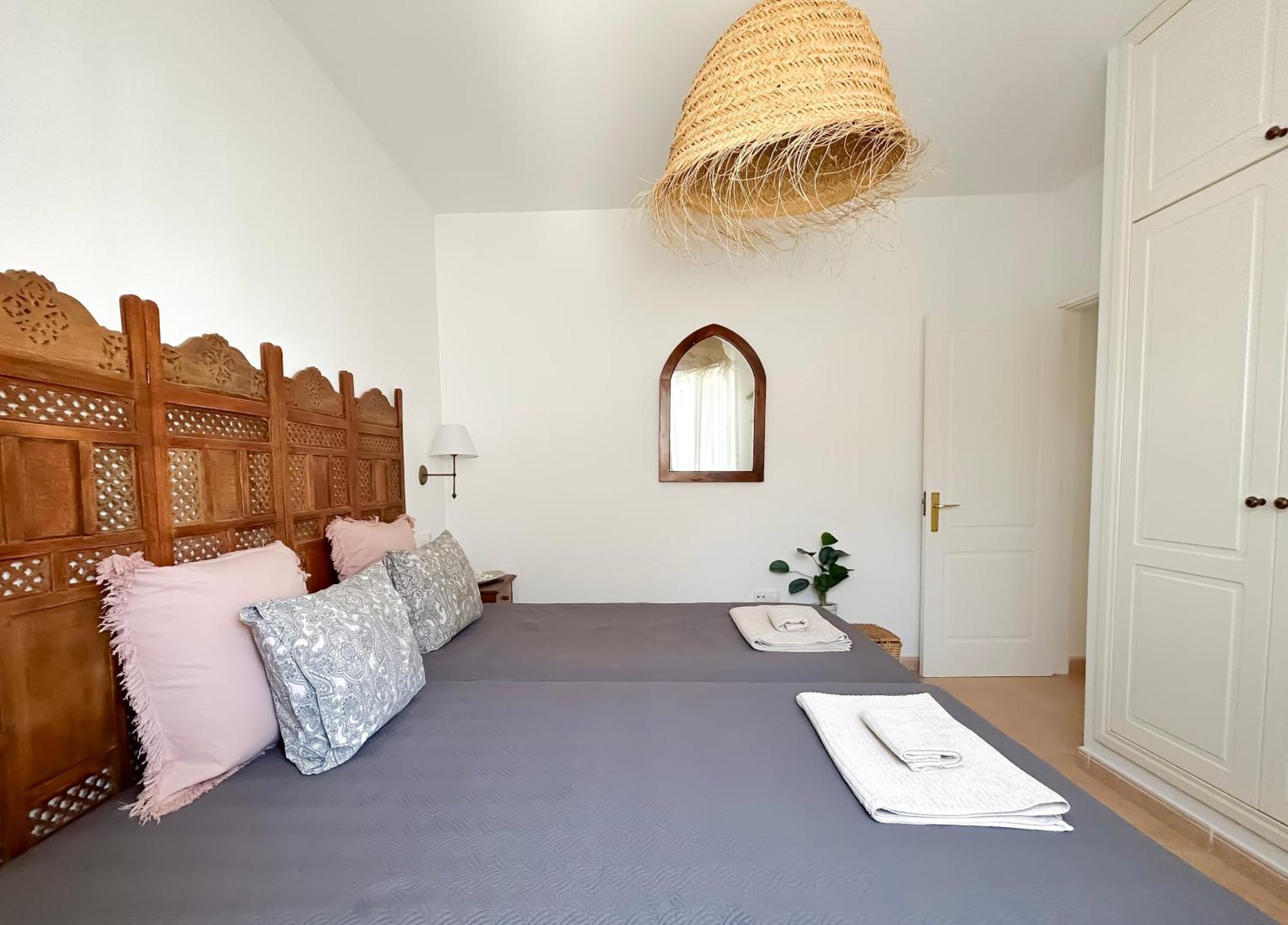House Boho Palm With Private Heated Pool And Garden, 3 Bedrooms, Wi-Fi コラレホ エクステリア 写真